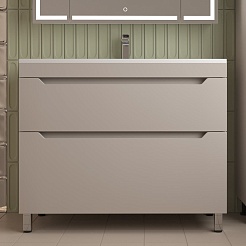 Style Line Тумба с раковиной Остин 100 крем – фотография-2